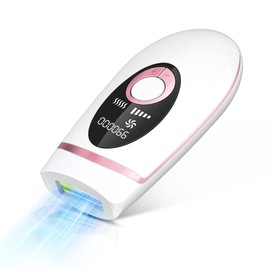 Epilator Salon Grade IPL Light Epilator, Large Epilator, 990,000 Rounds Adjustable, 5 Levels, Manual/Automatic, Women's, Men's, Beard, Face, Armpits, Whole Body, Unisex, Household Epilator, Small,