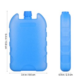 GANAZONO 4 Pack Freezer Packs Ice Blocks for Cooler Lunch Box Ice Packs Reusable Ice Pack for Lunch Box