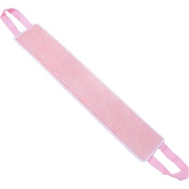Wakauto Aplicador de Bronceador y Alcanza Zonas Difíciles Fibra Suave y Correa Rosa Que Previene Manchas en Manos Bronceado Uniforme para Espalda