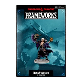 D&D Frameworks: Human Warlock Male - Unpainted and Unassembled