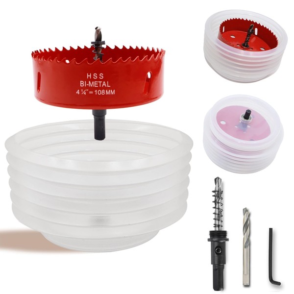 generic 4 1/4 inch Hole Saw for Recessed Light,108mm Handy