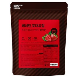 Benetton 베네틴 포대유청 단백질보충제 WPC 딸기맛 2kg 1개 Benetene Whey Protein Supplement WPC Strawberry Flavor 2kg 1 unit