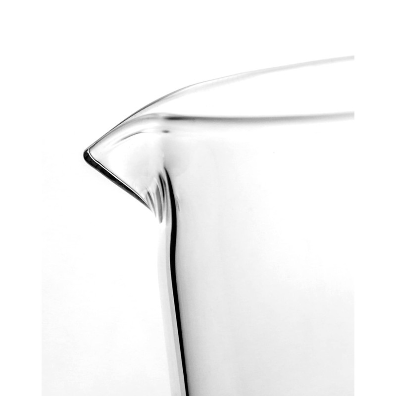 QWORK Double Spouts Espresso Shot Glass Cup Without Scale, 2