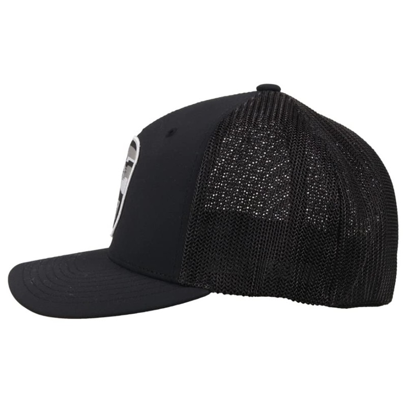 HOOEY Cheyenne Flexfit 5-Panel Western Lifestyle Curved Bill Patch Hat