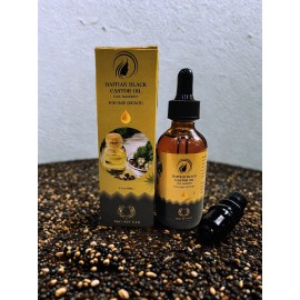 J&G SCENTS Pure Haitian Black Castor Oil  (Lwil Maskreti)