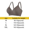 GWAWG Nursing Bra without Underwire for Large Breasts Push Up