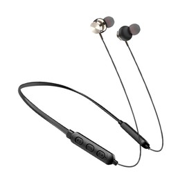 Operitacx Wireless Neck Hanging Earbuds Headphones in Ear Stereo Sound for Sports Running and Travel Magnetic Design Control Technology