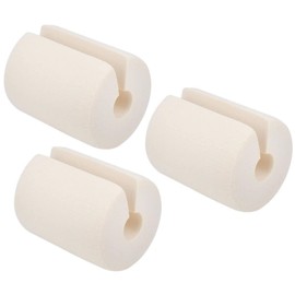 GJTr Door Stopper, Rubber Cushion, Finger Scissors, Prevents Doors, Sliding Doors, Drawers, White, Set of 3