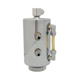 Neutron Motorsports Chrome Aluminum Power Steering Fluid Tank Chevy Ford HotRod 3" x 5"