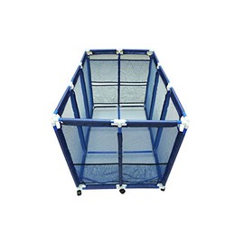 Trademark Innovations 47" x 30" Mesh Pool Bin Storage Organizer Cart for Toys and Accessories