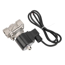 G3/4in Electric Solenoid Valve Stainless Steel Quick Opening Direct Action for Air Water Oil 2W‑200‑20B (DC24V)