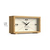 NEWGATE® Lemur Alarm Clock in Bamboo - Bedside Clock -
