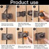 Xrten Keyed Hasp Locks Catch Latch Safety Lock Door Lock