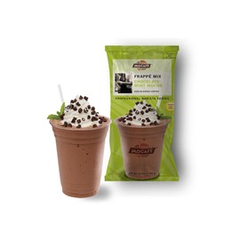 MOCAFE Peppermint Mocha Frappe Mix, Blended Iced Coffee Powder, Chocolate Mint Drinks 3lb Bulk Bag