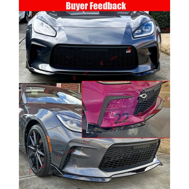 dtangor For 2022-2025 Toyota GR86 ST-Style Front Bumper Lip Body