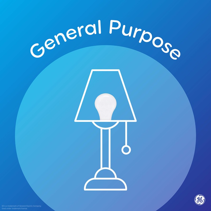 GE Basic Light Bulbs, 60 Watt, Soft White, A19 (4