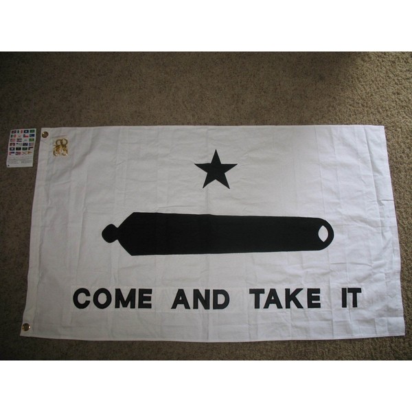 3X5 Come & Take It Gonzales Flag Cotton Flag Embroidered