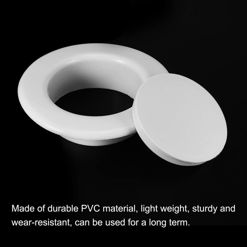 PATIKIL 68mm OD Hole Plugs, 1 Pack PVC Round Tube