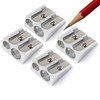 Pack of 4 Pencil Sharpeners - 4 x Traditional Double