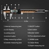 FortCeremy Digital Vernier Caliper, 150mm Electronic Vernier Caliper with Big