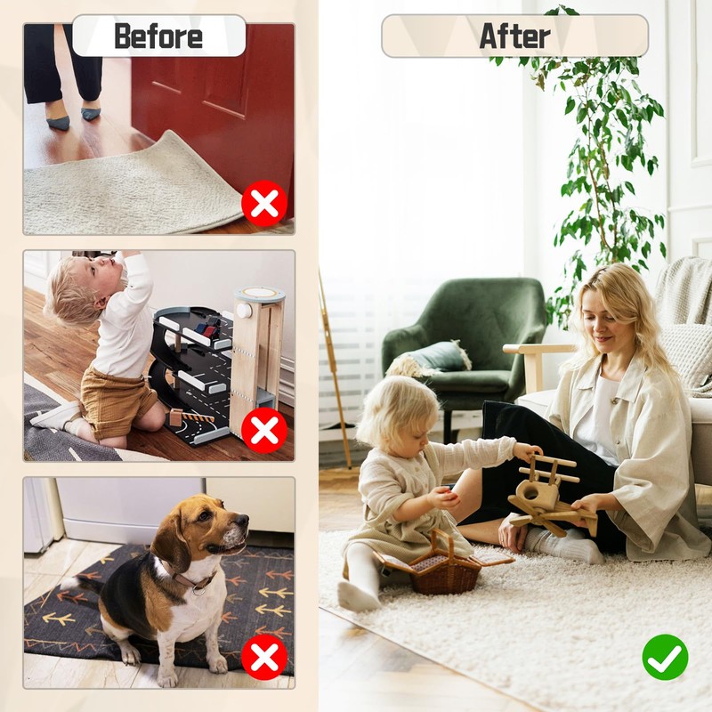 UCINNOVATE 20X Rug Gripper, Non-Slip Rug Pads, Rug Gripper for