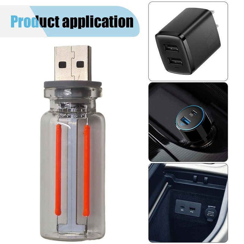 USB LED Atmosphere Light - Plug-in USB Ambient Retro Lamps,