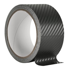 Happy Kreuz HZ2739 Tape Type Car Wrapping Film, Width: 2.0 inches (5 cm), Roll length: 19’8” (6 m), Color: Carbon Black