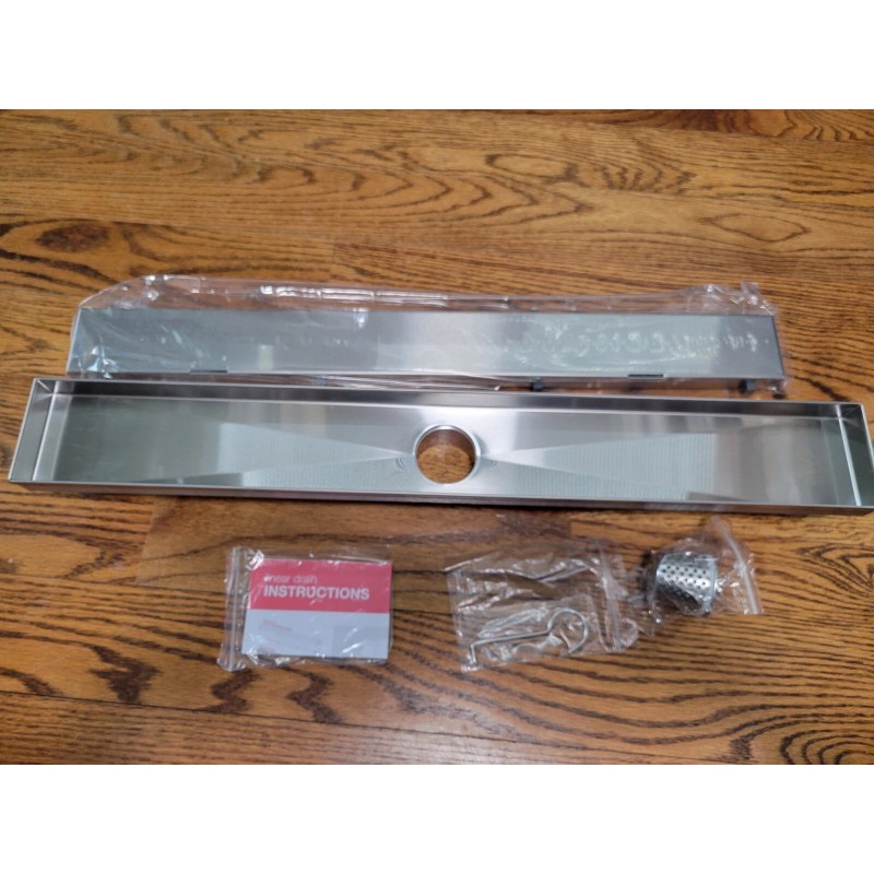 Oatey NEW Oatey Designline Stainless Steel Linear Shower Drain, Square