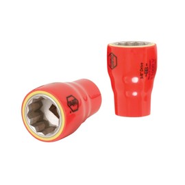 Wiha 31508 Insulated 3/8" Drive Metric Sockets, 8mm