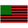 African American Flag Sticker Black Heritage Afro America Flag Stickers