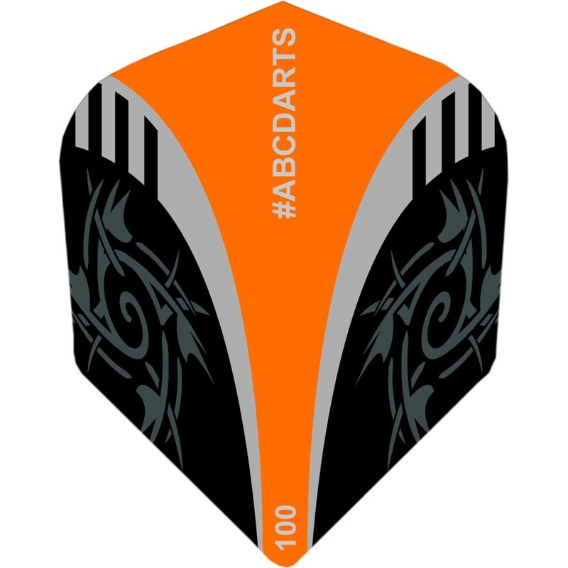 ABC Darts 990032 Unisex Adult Darts Orange Short