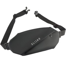 SLIJAR Waterproof Bumbag Waist Bag with Adjustable Buckle Strap Waist Pack for Hiking,Walking, Travel Money Belt Bag for Women Men