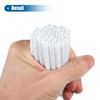X AUTOHAUX 36pcs White Bicycle Reflectors Durable ABS Material Improves