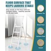 GORWARE 4 Step Ladder, Foldable Step Stools 330lbs Lightweight Sturdy
