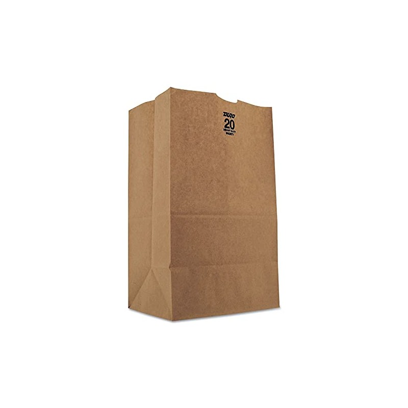 BAGGH20S - General 20 Squat Paper Bag, Heavy-Duty, Brown Kraft,