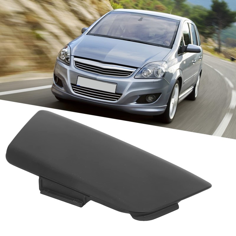 Tow Hook Cover Cap Square Black Replacement for Vauxhall Zafira