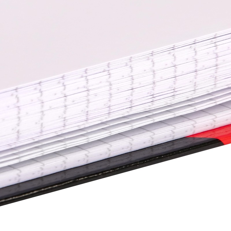 Idena 90368 Notebook A7, Pack of 6, Squared Notebook with