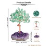 Top Plaza Green Aventurine Crystal Tree Healing Crystal Stone Wrapped