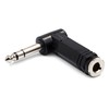 Hosa GPP-273 1/4" TRS to 1/4" TRS Right Angle Adaptor