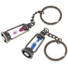 ARFUKA Keychain Metal Lantern Pendant Couple Keychain Set Keyring Car