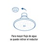 Foset Aqua R-504S, Regadera redonda de 3 1/2"