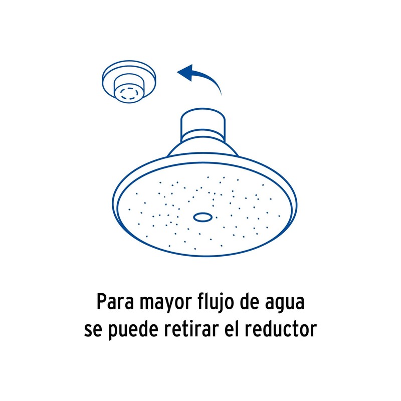 Foset Aqua R-504S, Regadera redonda de 3 1/2"