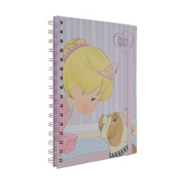 Danpex Libreta De Notas Precius Moments | Imagen Tierna En Pasta Dura | Medidas 14 x 20 cm | 140 Páginas | Espiral Doble Metalico | Hojas Blancas| Tamaño Compacto Cuaderno De Bolsillo | Elástico De Cierre | Estudiantes U Oficinistas | (PRECIUS MOMENTS, P