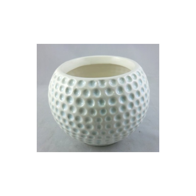 Accents & Occasions Ceramic Golf Ball Planter or Flower Arrangement