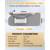 FZPJJNB Left Driver Side Sun Visor Fits for Honda CRV