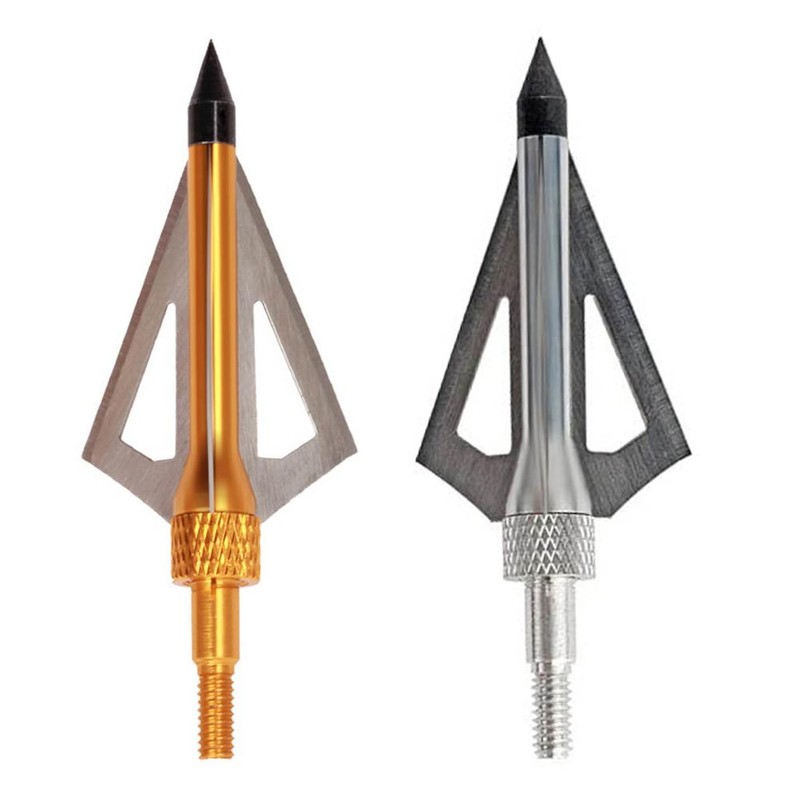 12 Pieces Wide Hunting Head Shooting Arrowheads with Bow 100/125