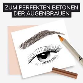 Manhattan Eyebrow Pencil - Light brown eyebrow pencil for emphasized and precisely defined eyebrows - Brow-Nie 99W - 1 x 1.3 g
