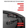 VANDESAIL XLR Kabel 10 Fuß 2er Pack Mikrofonkabel, OFC Geflochtenes