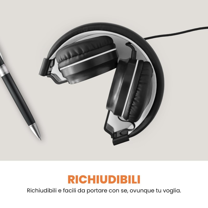 TECHMADE Juventus Football Kopfhörer mit Mikrofon | ON-Ear | mit