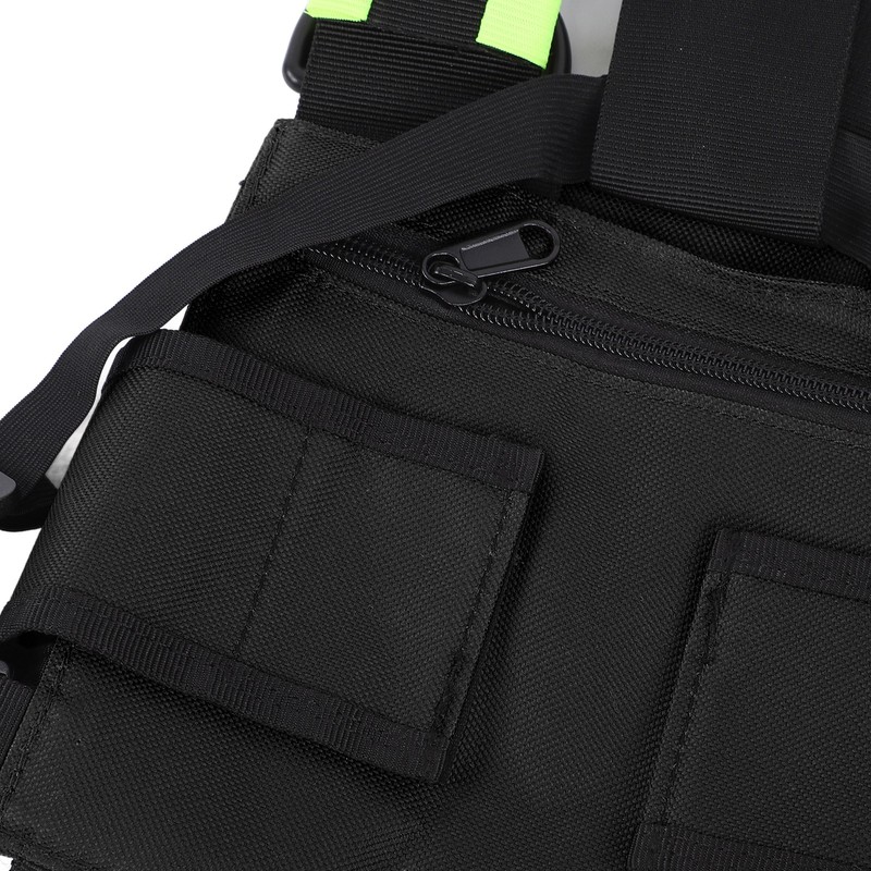 Multifunctional Nylon Waterproof Chest Bag Reflective Safety Tooling Vest for